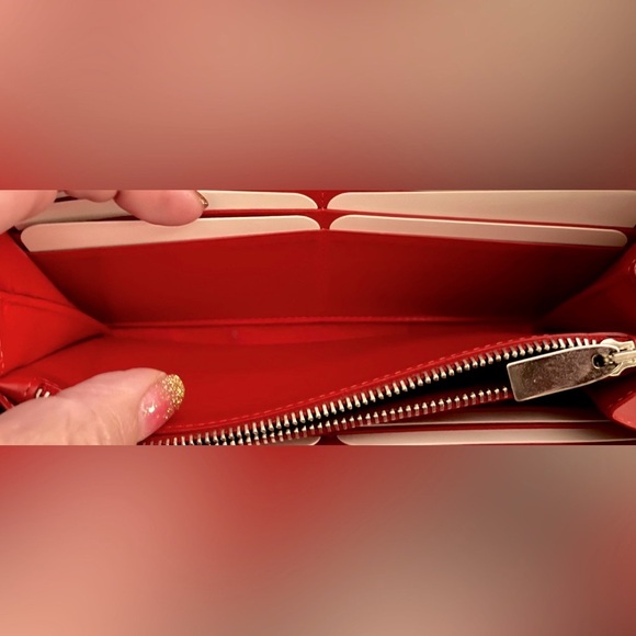 Christian Louboutin Panettone Beige/blush Zip Around Wallet EC - Picture 11 of 11